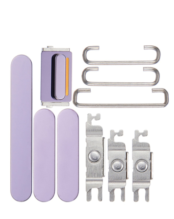 Buy the hard buttons for iPhone 14 Pro and 14 Pro Max in deep purple.
