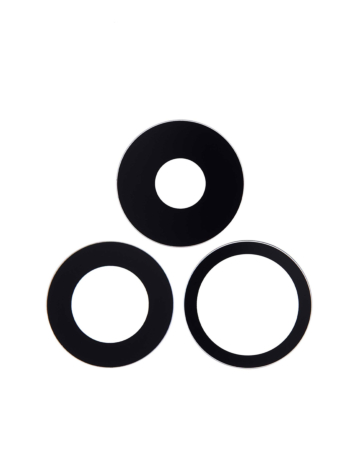 Back Camera Lens with Adhesive Tape for iPhone 14 Pro Max / 14 Pro (3 Piece Set) (Premium)