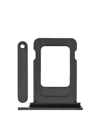 Order the Single Sim Card Tray for iPhone 14 Pro and 14 Pro Max in Space Black.

