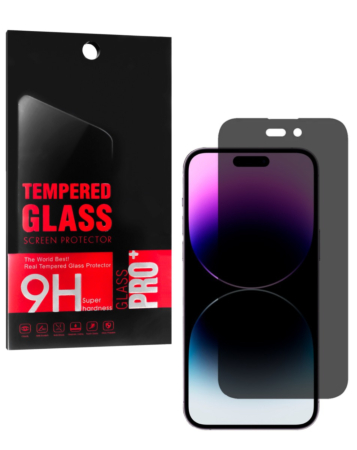 Grab the wholesale deals on the Privacy Tempered Glass for iPhone 14 Pro Max, 2.5D, 1 piece.
