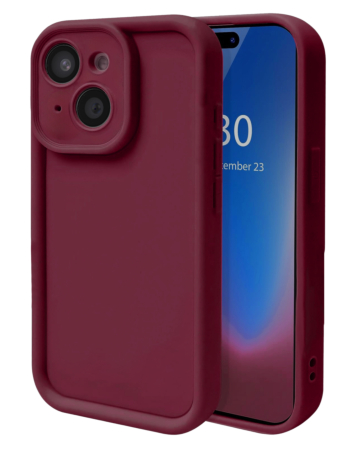 All Round Protective Case - RED for iPhone 15 (Only Ground Shipping)
