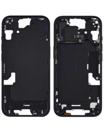 Order the middle frame with small parts for iPhone 15, black, US version, OEM pull A grade.