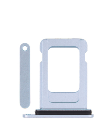 Purchase the Single Sim Card Tray for iPhone 15 and 15 Plus in Blue.
