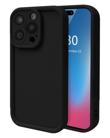 All Round Protective Case - BLACK for iPhone 15 Pro (Only Ground Shipping)