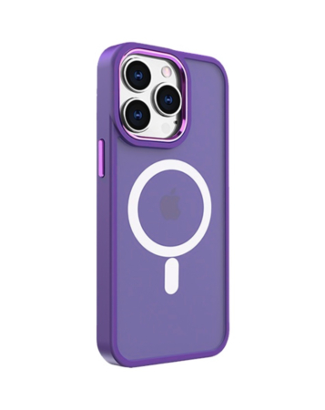 New Magnetic Wireless Charging Case - PURPLE for iPhone 15 Pro (Only Ground Shipping)