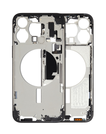 Middle Frame with Small Parts for iPhone 15 Pro Max (BLACK TITANIUM) (International Version)