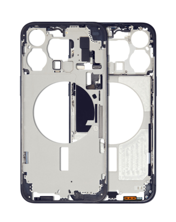 Middle Frame with Small Parts for iPhone 15 Pro Max (BLUE TITANIUM) (International Version)