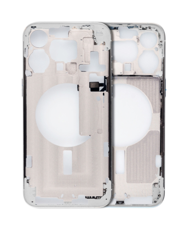 Middle Frame with Small Parts for iPhone 15 Pro Max (WHITE TITANIUM) (US Version)