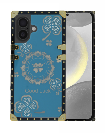 Acrylic Mirror Shiny Scratchproof Luxury Case - TEAL for iPhone 16 (Only Ground Shipping)