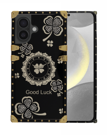 Acrylic Mirror Shiny Scratchproof Luxury Case - BLACK for iPhone 16 (Only Ground Shipping)