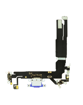 Grab the wholesale deals on the ultramarine charging port flex cable for iPhone 16, aftermarket version.