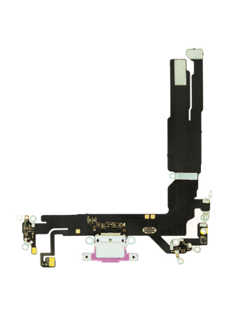 Stock up on the pink charging port flex cable for iPhone 16, aftermarket version.