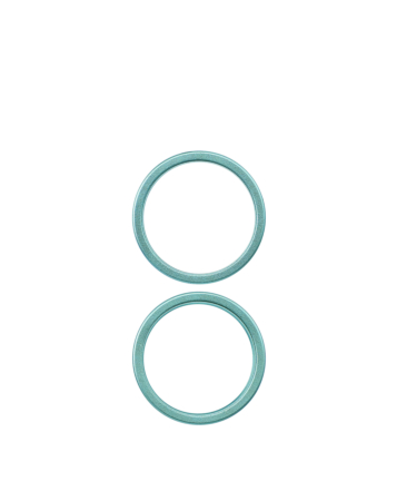 Stock up on the Back Camera Bezel Ring for iPhone 16 and 16 Plus in Teal, 2-piece set.