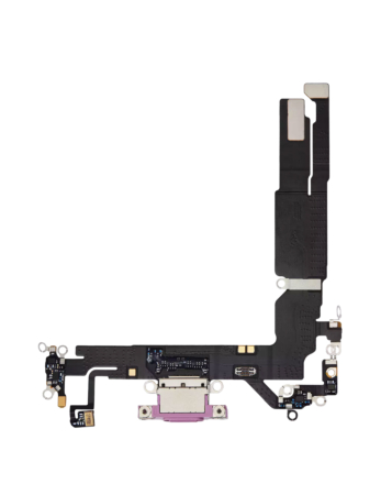 Order the premium pink charging port flex cable for iPhone 16.
