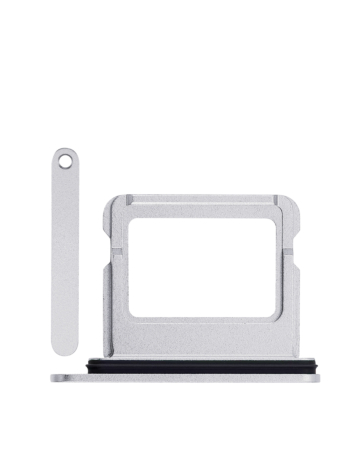Buy the Dual SIM Card Tray for iPhone 16 and 16 Plus in White.