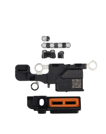 Stock up on the black loudspeaker and mic mesh for iPhone 16 in a pack of 10.