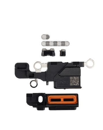 Buy the white loudspeaker and mic mesh for iPhone 16 in a pack of 10.