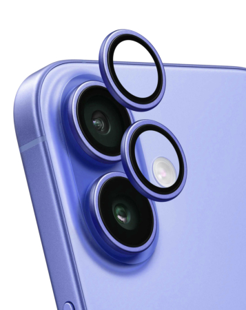 Stock up on the Back Camera Lens with Bracket & Bezel for iPhone 16 and 16 Plus, Premium, Ultramarine, 2-Piece Set.