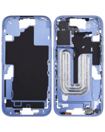 Middle Frame with Small Parts for iPhone 16 (ULTRAMARINE) (International Version)