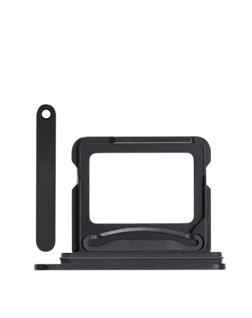 Purchase the Single SIM Card Tray for iPhone 16 and 16 Plus in Black.