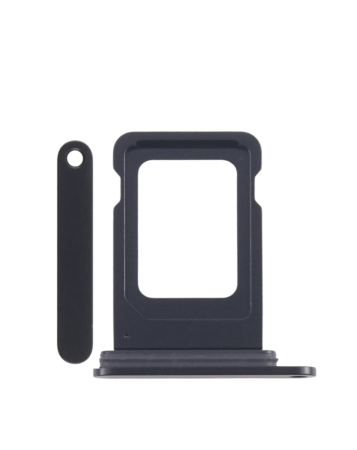 Single Sim Card Tray for iPhone 16e (BLACK)