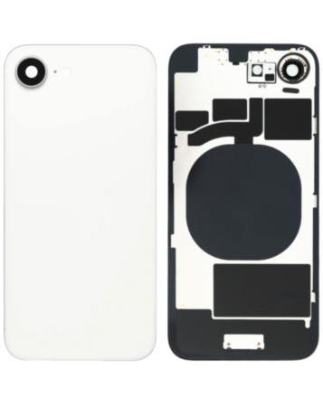 Back Glass with MagSafe Magnet for iPhone 16e (NO LOGO) (WHITE)