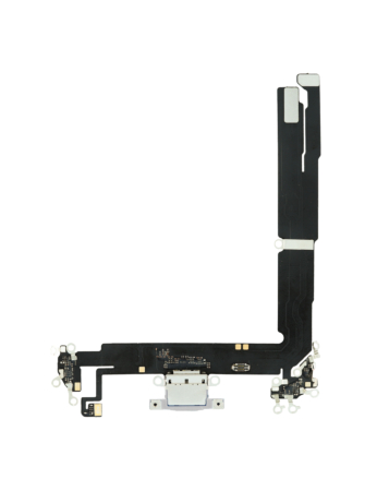 Charging Port Flex Cable for iPhone 16 Plus (Aftermarket) (WHITE)