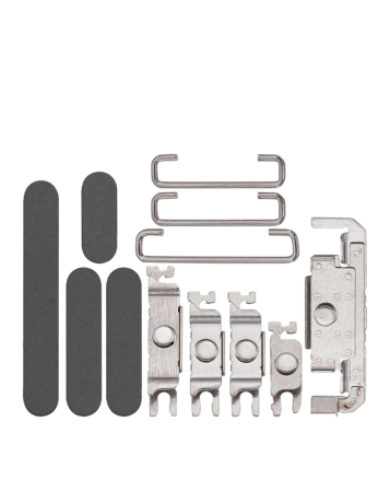 Stock up on the Hard Buttons for Power, Volume, and Switch for iPhone 16 and 16 Plus in Black.