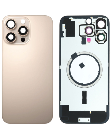 Back Glass with MagSafe Magnet for iPhone 16 Pro Max (NO LOGO) (DESERT TITANIUM) 
