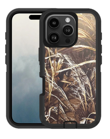 Heavy Duty Case for iPhone 16 Pro (CAMO BLACK) (Only Ground Shipping)