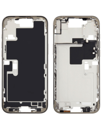 Middle Frame with Small Parts for iPhone 16 Pro Max (NATURAL TITANIUM) (International Version)