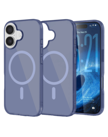 Transparent Magnetic Shockproof Case  - NAVY for iPhone 17 (Only Ground Shipping)