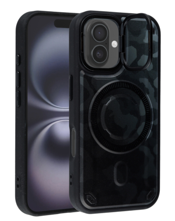 Camo Design Thin Magnetic Case with Camera Stand Kickstand - Style 7 for iPhone 17 (Only Ground Shipping)