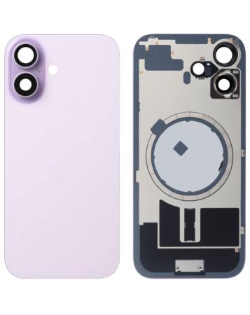 Back Glass with Frame and MagSafe Magnet for iPhone 17 (NO LOGO) (LAVENDER)