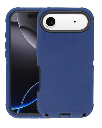 Heavy Duty Case for iPhone Air  (DARK BLUE & BLACK) (Only Ground Shipping)