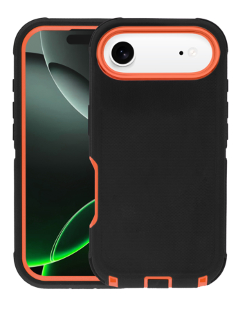 Heavy Duty Case - BLACK & ORANGE for iPhone Air (Only Ground Shipping)