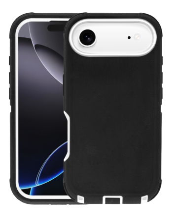 Heavy Duty Case for iPhone Air (BLACK & WHITE) (Only Ground Shipping)