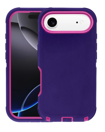 Heavy Duty Case - PURPLE & PINK for iPhone Air (Only Ground Shipping)