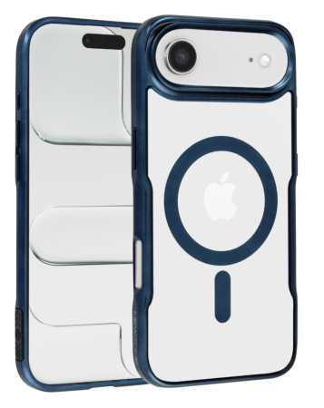 Glossy & Transparent Magnetic Case - DARK BLUE for iPhone Air (Only Ground Shipping)