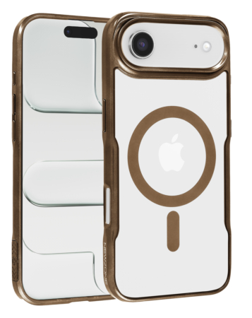 Glossy & Transparent Magnetic Case - DESERT GOLD for iPhone Air (Only Ground Shipping)