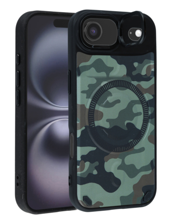 Camo Design Thin Magnetic Case with Camera Stand Kickstand - Style 8 for iPhone Air (Only Ground Shipping)