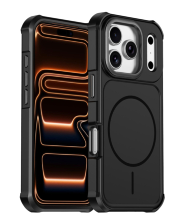 Rugger Magnetic Armor Case (BLACK) for iPhone 17 Pro Max (Only Ground Shipping)