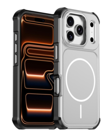 Rugger Magnetic Armor Case (GRAY) for iPhone 17 Pro Max (Only Ground Shipping)