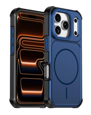 Rugger Magnetic Armor Case (NAVY BLUE) for iPhone 17 Pro Max (Only Ground Shipping)