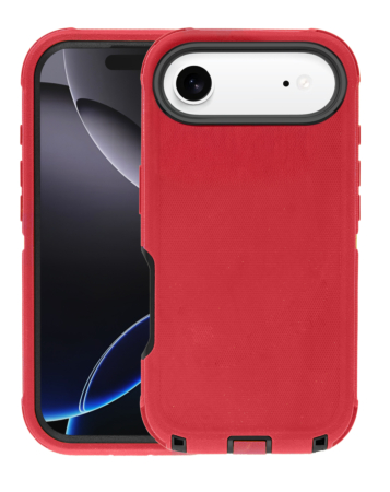 Heavy Duty Case - RED & BLACK for iPhone Air (Only Ground Shipping)
