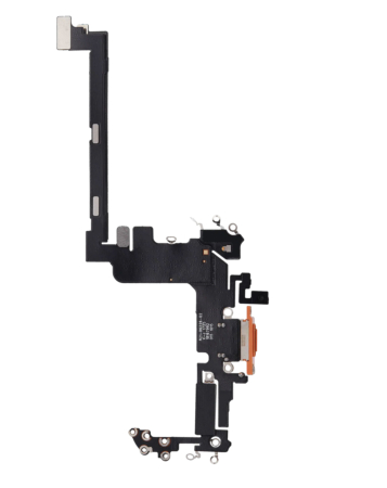 Charging Port Flex Cable for iPhone 17 Pro (Aftermarket) (International Version) (COSMIC ORANGE)