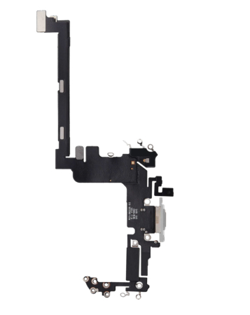 Charging Port Flex Cable for iPhone 17 Pro (Aftermarket) (International Version) (SILVER)