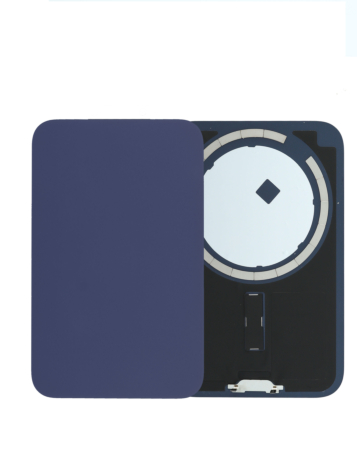 Back Glass with Frame and MagSafe Magnet for iPhone 17 Pro (NO LOGO) (DEEP BLUE)