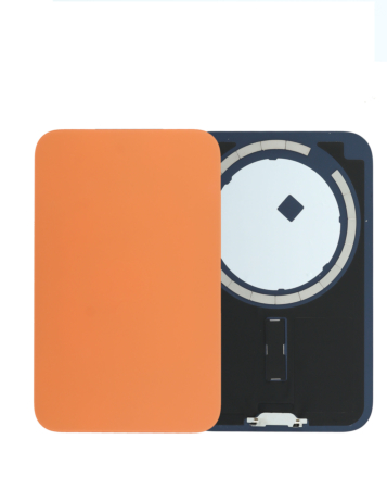 Back Glass with Frame and MagSafe Magnet for iPhone 17 Pro Max (NO LOGO) (COSMIC ORANGE)