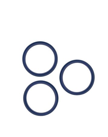 Back Camera Bezel Ring Only for iPhone 17 Pro / 17 Pro Max (Deep Blue) (3 Piece Set)